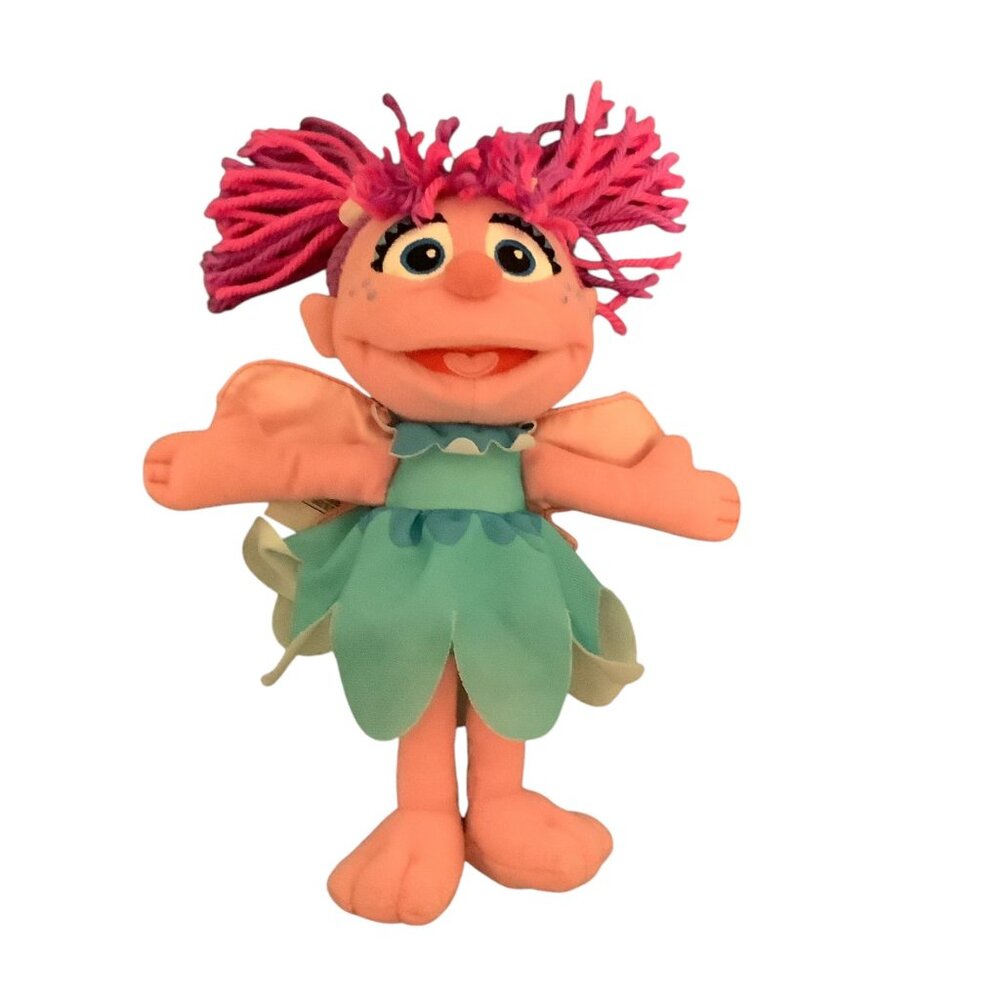 Sesame Street Abby‎ Cadabby Plush Doll 9” Fairy Wings Hasbro 2013 Muppets